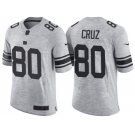 Nike New York Giants #80 Victor Cruz 2016 Gridiron Gray II Men's NFL Limited Jersey