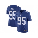 Nike New York Giants #95 B.J. Hill Royal Blue Team Color Men Stitched NFL Vapor Untouchable Limited Jersey