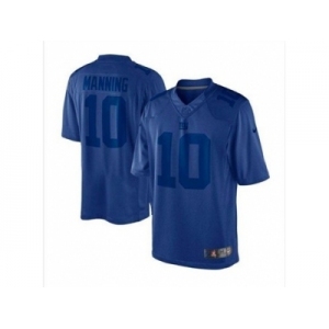 nike nfl jerseys new york giants #10 eli manning blue[drenched limited]