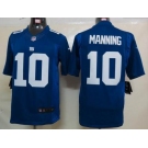 nike nfl jerseys new york giants #10 manning blue[nike limited]