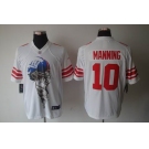 nike nfl jerseys new york giants #10 manning white[helmet tri-blend limited]