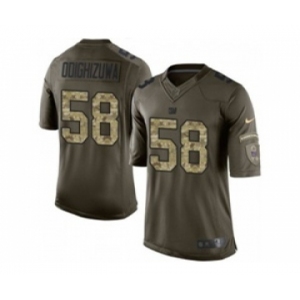 nike nfl jerseys new york giants #58 odighizuwa army green[nike Limited Salute To Service][odighizuwa]