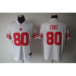 nike nfl jerseys new york giants #80 cruz white[nike limited]