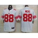 nike nfl jerseys new york giants #88 nicks white[nike limited]