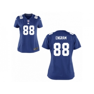 Women New York Giants #88 Evan Engram Nike Royal 2017 Draft Pick Jersey