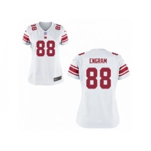 Women New York Giants #88 Evan Engram Nike White 2017 Draft Pick Jersey