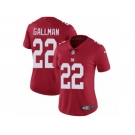 Women Nike New York Giants #22 Wayne Gallman Red Alternate Vapor Untouchable Limited Player NFL Jersey