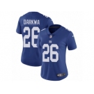 Women Nike New York Giants #26 Orleans Darkwa Royal Blue Team Color Vapor Untouchable Limited Player NFL Jersey