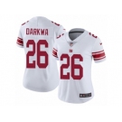 Women Nike New York Giants #26 Orleans Darkwa White Vapor Untouchable Limited Player NFL Jersey