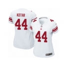 Women Nike New York Giants #44 Doug Kotar Game White NFL Jersey