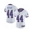 Women Nike New York Giants #44 Doug Kotar Limited White Rush Vapor Untouchable NFL Jersey