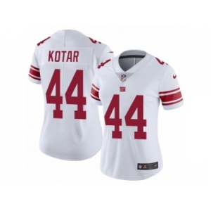 Women Nike New York Giants #44 Doug Kotar White Vapor Untouchable Limited Player NFL Jersey