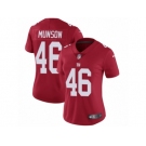 Women Nike New York Giants #46 Calvin Munson Red Alternate Vapor Untouchable Limited Player NFL Jersey