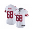 Women Nike New York Giants #68 Bobby Hart White Vapor Untouchable Limited Player NFL Jersey