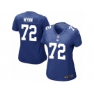 Women Nike New York Giants #72 Kerry Wynn Game Royal Blue Team Color NFL Jersey