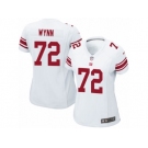 Women Nike New York Giants #72 Kerry Wynn Game White NFL Jersey