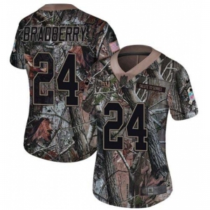 Women's New York Giants #24 James Bradberry Camo Stitched Limited Rush Realtree JerseyWomen's New York Giants #24 James Bradberry Camo Stitched Limited Rus