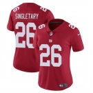 Women's New York Giants #26 Devin Singletary Red Vapor Stitched Jersey