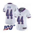 Women's New York Giants #44 Doug Kotar Limited White Rush Vapor Untouchable 100th Season Football Jersey