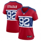 Women's New York Giants #92 Michael Strahan Century Red Alternate Vapor Limited Football Stitched Jersey