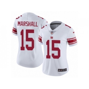 Women's Nike New York Giants #15 Brandon Marshall Vapor Untouchable Limited White NFL Jersey