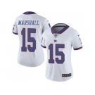 Women's Nike New York Giants #15 Brandon Marshall WhiteStitched NFL Limited Rush Jersey