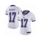 Women's Nike New York Giants #17 Dwayne Harris Limited White Rush NFL Jersey