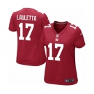 Women's Nike New York Giants #17 Kyle Lauletta Game Red Alternate NFL Jersey