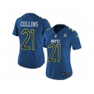 Women's Nike New York Giants #21 Landon Collins Limited Blue 2017 Pro Bowl NFL Jersey