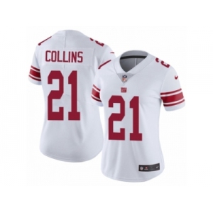 Women's Nike New York Giants #21 Landon Collins Vapor Untouchable Limited White NFL Jersey