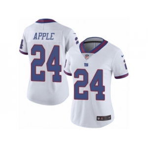 Women's Nike New York Giants #24 Eli Apple Limited White Rush NFL Jersey