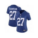 Women's Nike New York Giants #27 Darian Thompson Vapor Untouchable Limited Royal Blue Team Color NFL Jersey