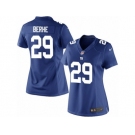 Women's Nike New York Giants #29 Nat Berhe Limited Royal Blue Team Color NFL Jersey