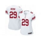 Women's Nike New York Giants #29 Nat Berhe Limited White NFL Jersey