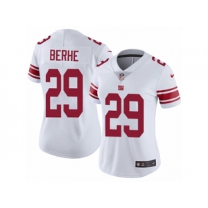 Women's Nike New York Giants #29 Nat Berhe Vapor Untouchable Limited White NFL Jersey