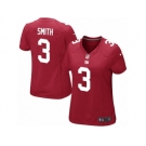 Women's Nike New York Giants #3 Geno Smith Limited Red Alternate NFL Jersey