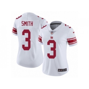 Women's Nike New York Giants #3 Geno Smith Vapor Untouchable Limited White NFL Jersey