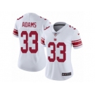 Women's Nike New York Giants #33 Andrew Adams Vapor Untouchable Limited White NFL Jersey