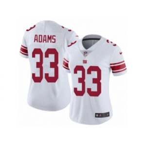 Women's Nike New York Giants #33 Andrew Adams Vapor Untouchable Limited White NFL Jersey