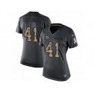 Women's Nike New York Giants #41 Dominique Rodgers-Cromartie Limited Black 2016 Salute to Service NFL Jersey