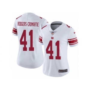 Women's Nike New York Giants #41 Dominique Rodgers-Cromartie Vapor Untouchable Limited White NFL Jersey