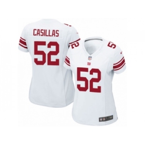 Women's Nike New York Giants #52 Jonathan Casillas Game White NFL Jersey