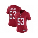 Women's Nike New York Giants #53 Harry Carson Vapor Untouchable Limited Red Alternate NFL Jersey