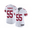 Women's Nike New York Giants #55 J.T. Thomas Vapor Untouchable Limited White NFL Jersey