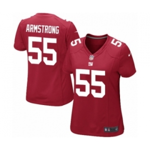 Women's Nike New York Giants #55 Ray-Ray Armstrong Game Red Alternate NFL Jersey