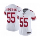 Women's Nike New York Giants #55 Ray-Ray Armstrong White Vapor Untouchable Limited Player NFL Jersey