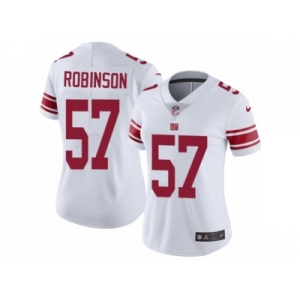 Women's Nike New York Giants #57 Keenan Robinson Vapor Untouchable Limited White NFL Jersey