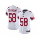 Women's Nike New York Giants #58 Owa Odighizuwa Vapor Untouchable Limited White NFL Jersey