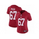 Women's Nike New York Giants #67 Justin Pugh Vapor Untouchable Limited Red Alternate NFL Jersey