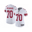 Women's Nike New York Giants #70 Weston Richburg Vapor Untouchable Limited White NFL Jersey